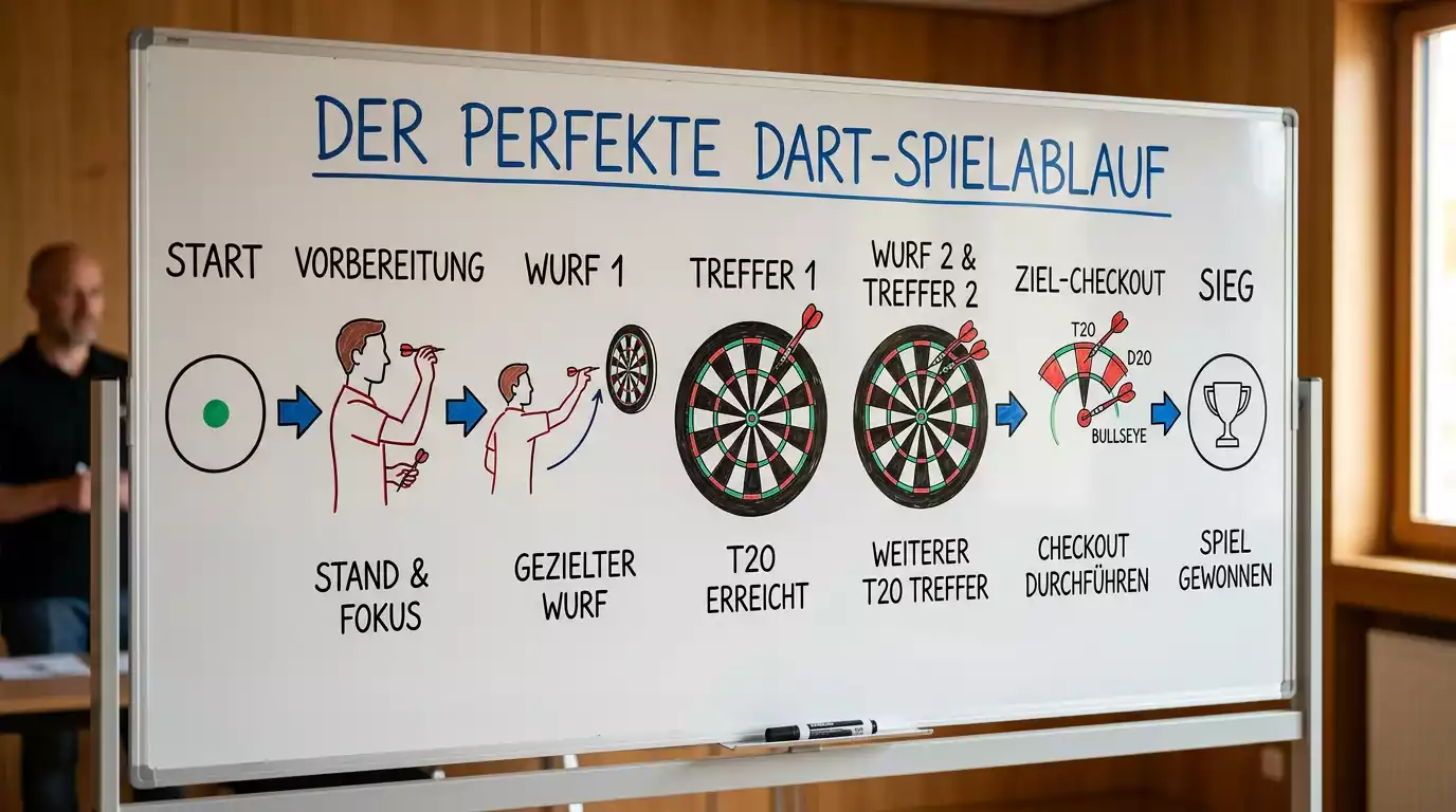 Wahrscheinlichkeit eines 9-Darters bei der Darts Weltmeisterschaft