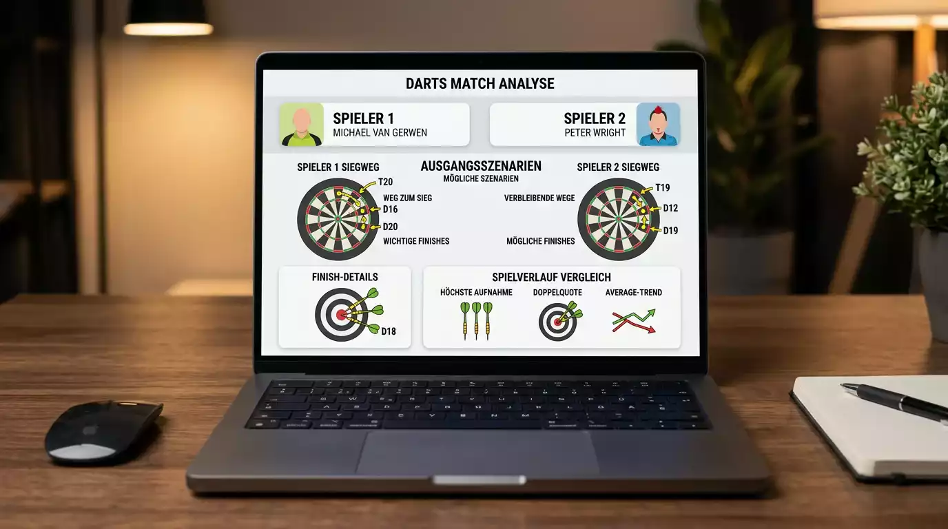 Funktionsweise von Correct-Score-Wetten bei der Darts WM