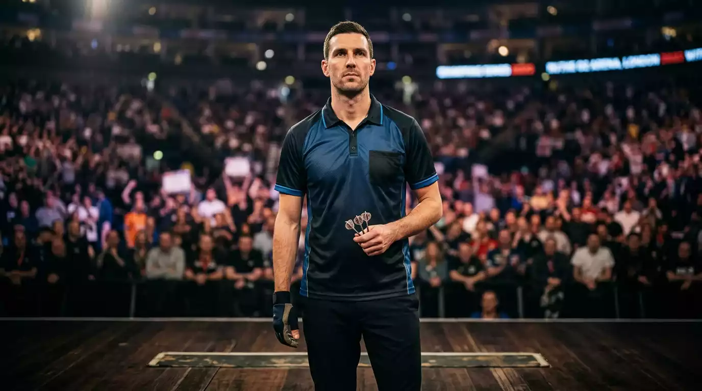 Gabriel Clemens als German Giant bei der Darts WM mit Quotencheck