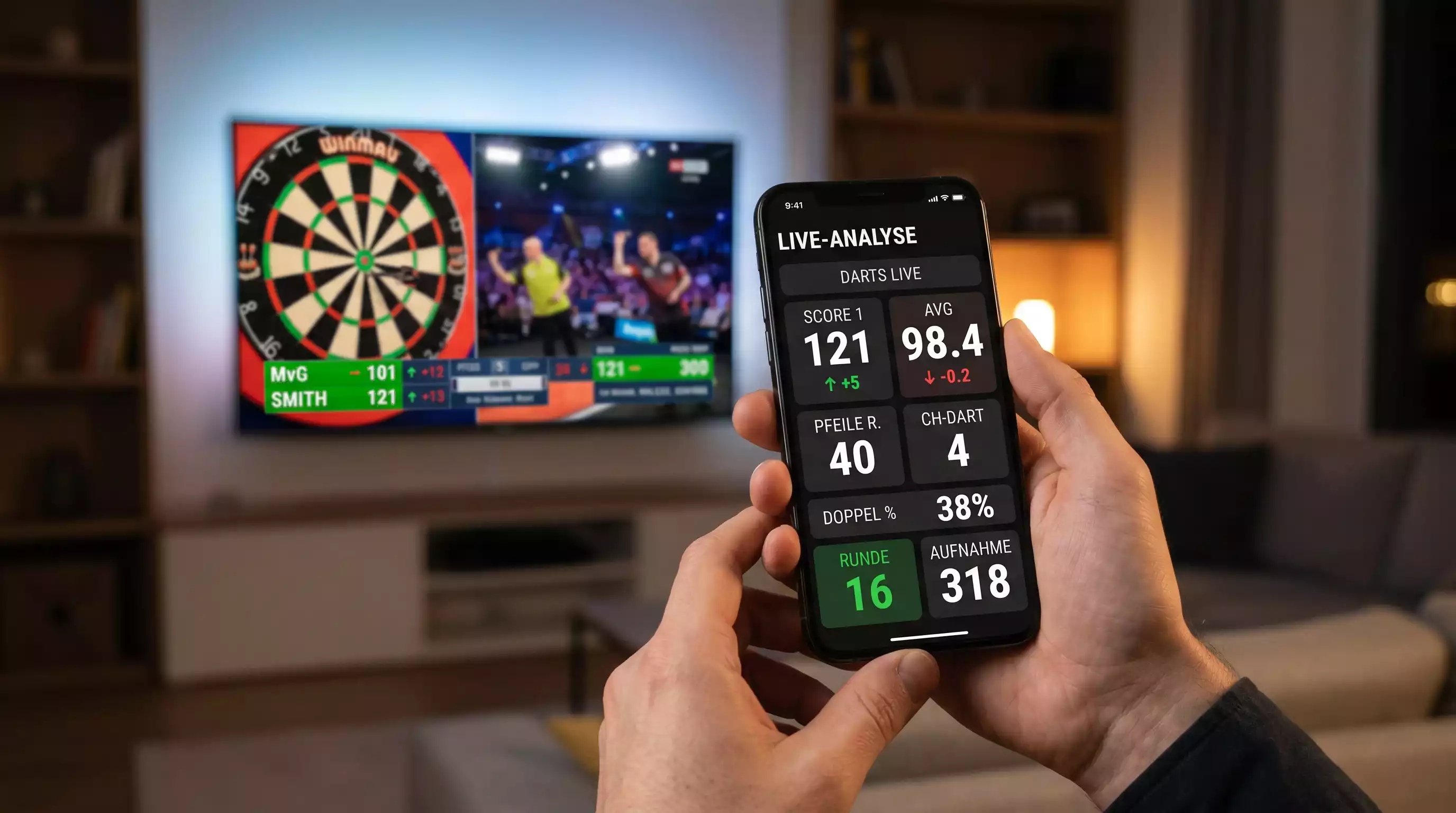 Live-Wetten bei Darts mit Echtzeit-Quotenanalyse