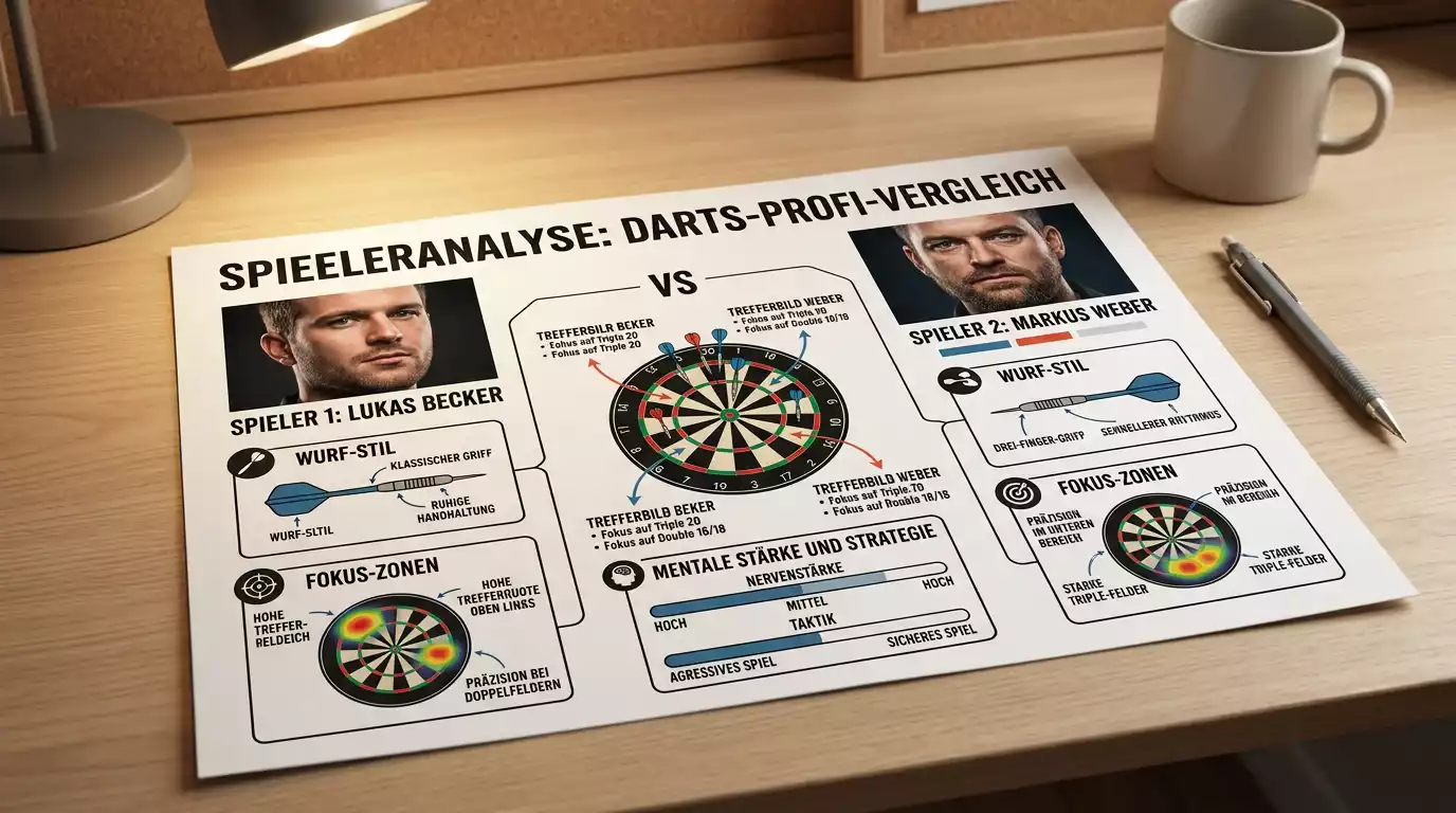 Scoring-Durchschnitt im Spielerfeld der Darts WM