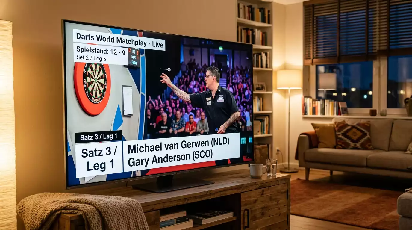 Sport1-Zuschauerrekorde bei deutscher Beteiligung an der Darts WM
