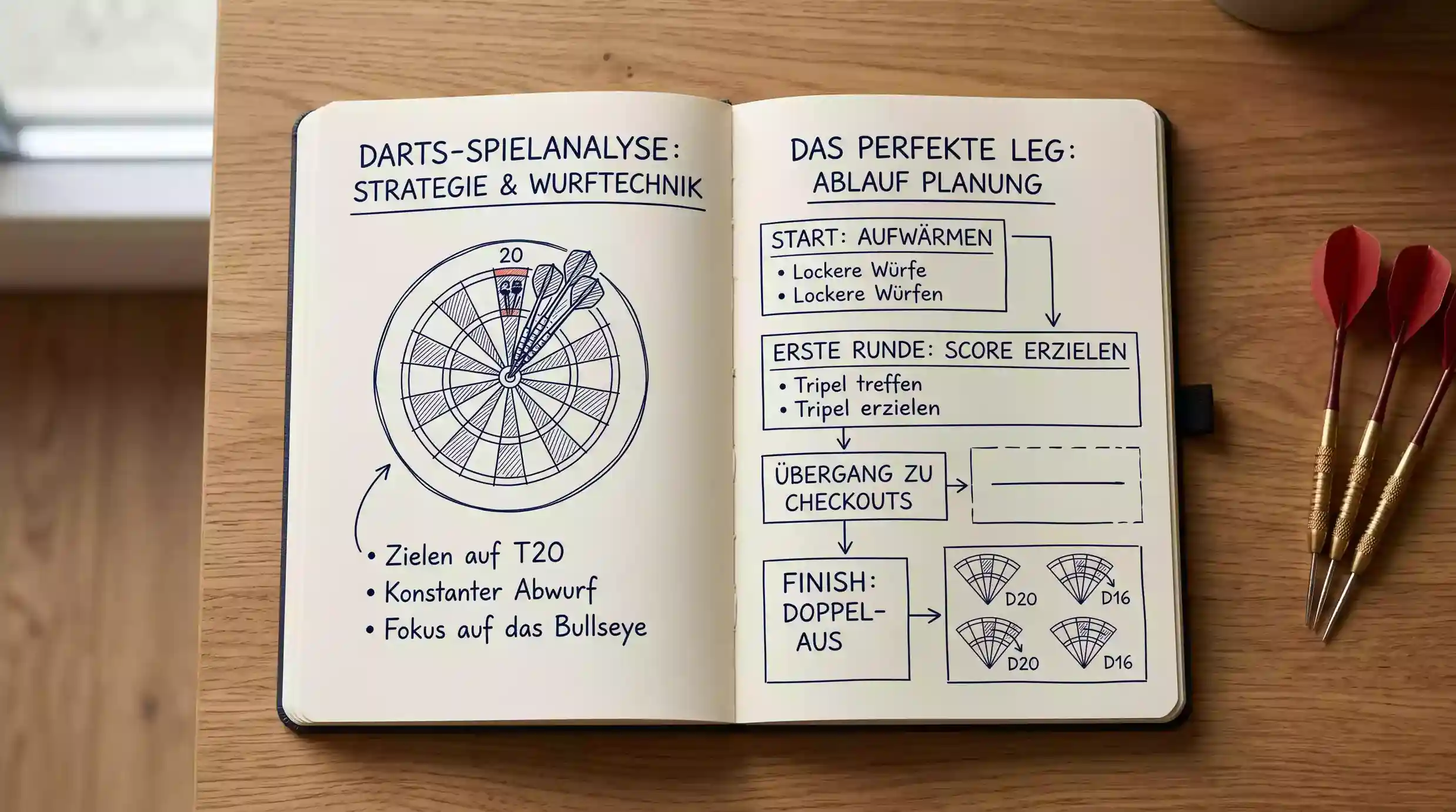 Verlustlimit und Einheitsgröße für Darts-Wetten